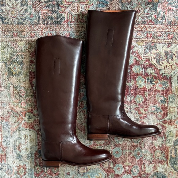 NIB Frye Abigail Brown Leather Boots 6 - Picture 1 of 7